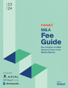 Firmex M&A fee guide cover